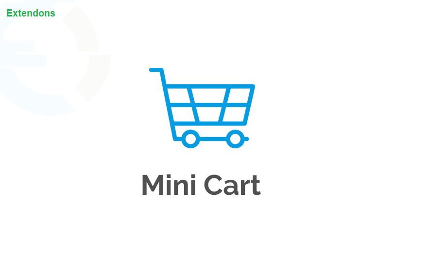 Mini cart for woocommerce