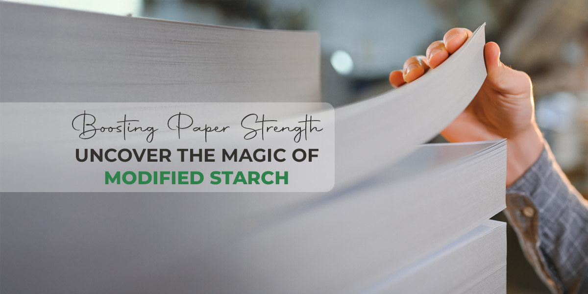 Role of Modified Starch in the Paper Industry