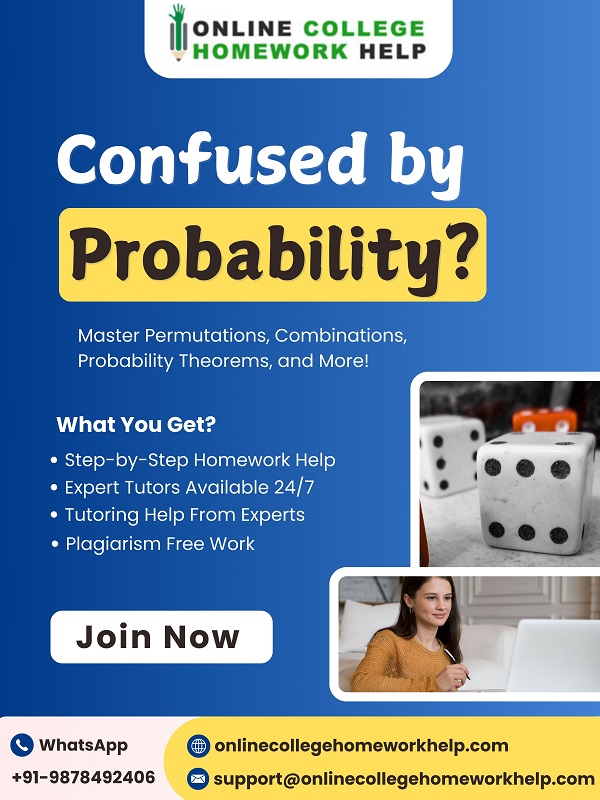 probability homework help, probability assignment help, probability tutoring help