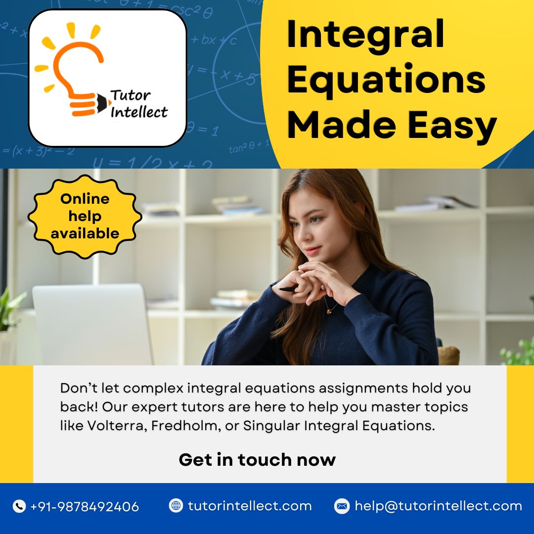 Integral Equations Assignment Help