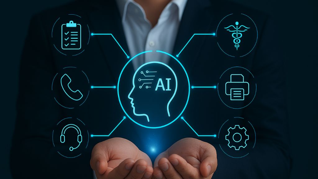 Different features of AI medical scribing