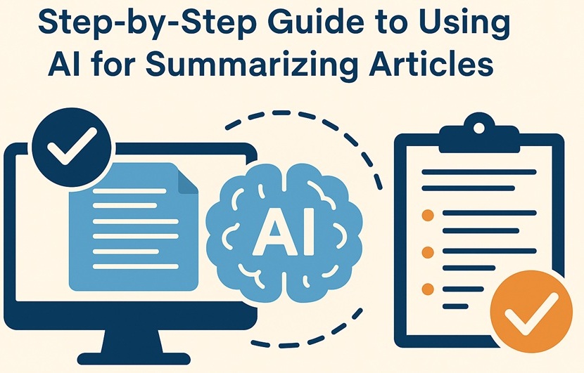 Step-by-Step Guide to Using AI for Summarizing Articles