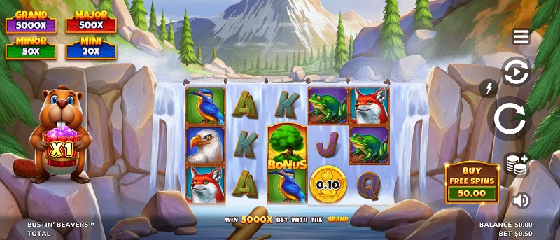 Bustin' Beavers Slot Game
