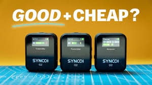 SYNCO G2 Wireless Lavalier Microphones
