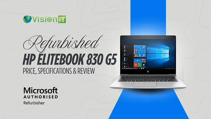 Refurbished HP EliteBook 830 G5 Laptop with Windows 11 Pro – VisionIT India