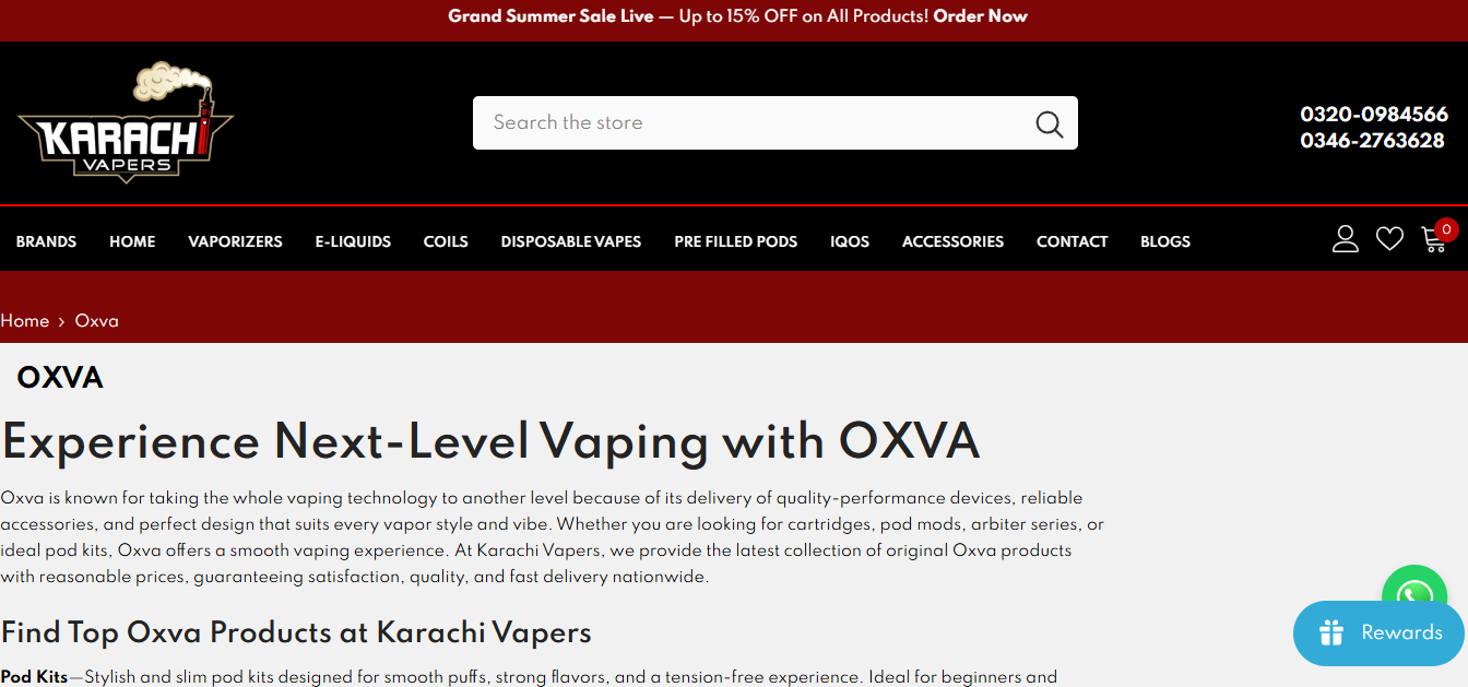 Oxwa pods in Pakistan