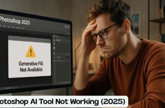 Photoshop AI Tool Not Working (2025)? Here’s How to Fix It!