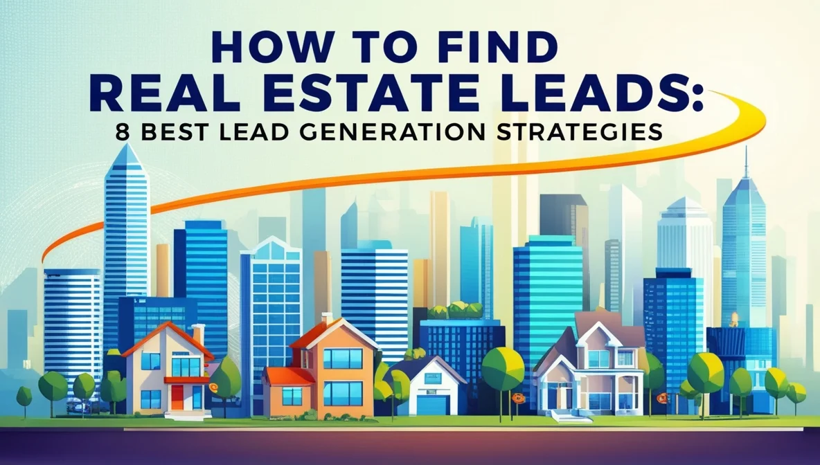 Real estate agent generating leads using effective marketing strategies