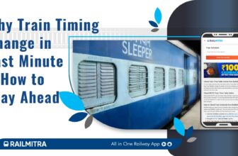 RailMitra Indian train timing
