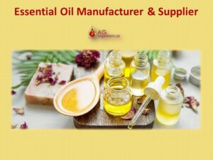 AG Organica trusted Indian essential oil manufacturer & Supplier