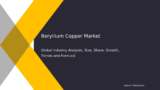 Beryllium Copper Industry Outlook & Market Forecast 2032