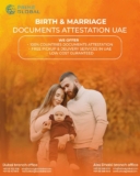 Professional Attestation of Marriage and Birth Certificates in UAE