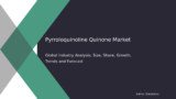 The Pyrroloquinoline Quinone Market: An All-Encompassing Guide | By Dataintelo
