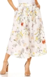 A definitive Manual for the ZANZEA Summer Pockets Flexible Midriff Maxi Faldas Tunic Print Skirt Ladies Interwoven Vestidos Easygoing Saia Robe Femme