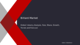 Global Billiard Market Insights and Growth Analysis | CAGR 4.9%