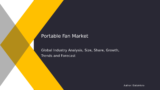 Portable Fan Market Expansion: Future Projections 2032