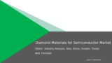 Diamond Materials for Semiconductor Market Size, Share, and Forecast Report 2032