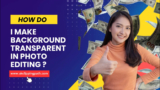 How To Make Background Remove In Photos