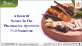 A boon of nature to the pharmacies: Ayurvedic PCD franchise