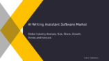 AI Writing Assistant Software Market Growth, Opportunities, and Analysis 2032