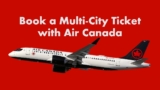 How do you book a multi-city flight on Air Canada?