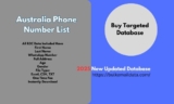 Bulk Email Data: Provide you with high-quality Australian phone number list | 2025 New Updated Database