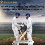 You can bet on cricket games with Best Online Cricket ID at Cricket ID Book