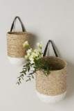 Hanging bolga basket