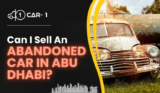 Can I sell an abandoned car in Abu Dhabi?