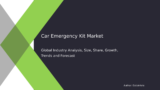 Market Size and Trend Analysis of Car Emergency Kits | By Dataintelo