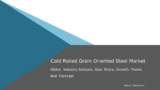 Cold Rolled Grain Oriented Steel Market Size & Trends 2032
