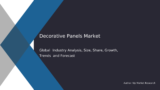 Decorative Panels Market Size, Share – Industry Report, 2032
