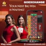 CrownOnlineBook: Enjoy Casino Games with Your Goexchange ID