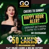 Bet securely with GoExchange, register fast and win rewards