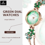 Make a Statement with Stunning Green Dial Watches for Women