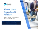Home Care Ingredients Market: Trends, Growth Drivers, and Forecast to 2031
