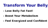 The Ultimate Guide to Fixing Belly Fat