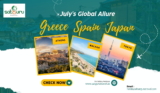 July’s Global Allure – A Curated Journey Through Greece, Spain and Japan for Dubai Travelers