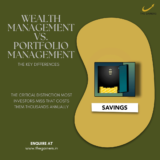 Key Differences Between Wealth Management & Portfolio Management