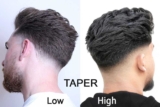 Fade with Curly Hair: Low Taper Fade Trend