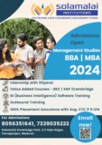 MBA and BBA Degrees at Top Engineering College in Madurai Solamalai College of Engineering – Admissions Now Open!