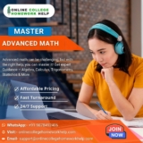 Conquer Advanced Math with Expert Homework & Assignment Help