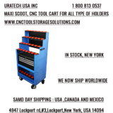 Maxi scoot, CNC Tool cart for all types of CNC Holders from Uratech USA Inc