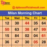 What is milan morning panel chart in satta matka?
