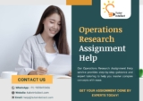 Boost Your Grades with Expert Operations Research Assignment Help