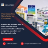 Top Pharmaceutical Manufacturing Companies on B2BMart360