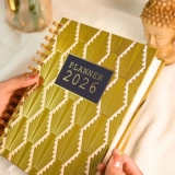 Art deco Planner with Bookmark by deskstore