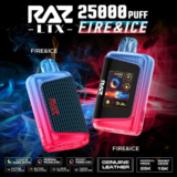 The ultimate vaping experience with the RAZ LTX 25,000 Puffs Disposable Vape
