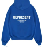 Represent Blue Hoodie: Very Comfortable and Smooth