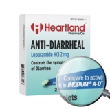 18% off All Heartland Pharma ANTI-DIARRHEAL Caplets